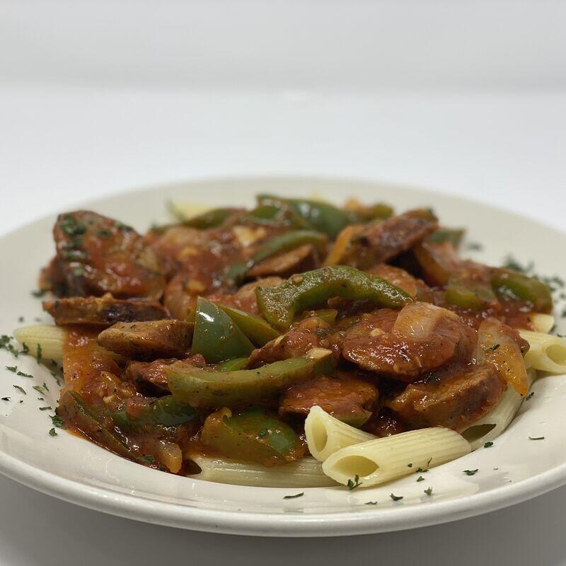 Sausage & Pepper Parmigiana