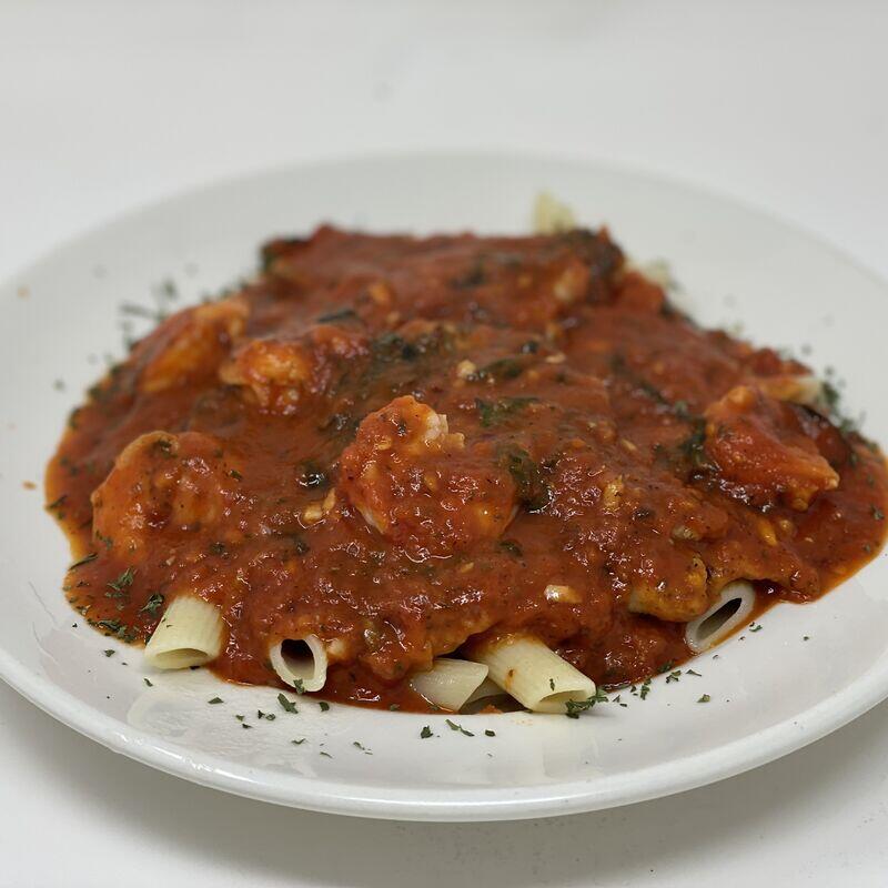 Veal & Shrimp Fra Diavolo (Spicy)